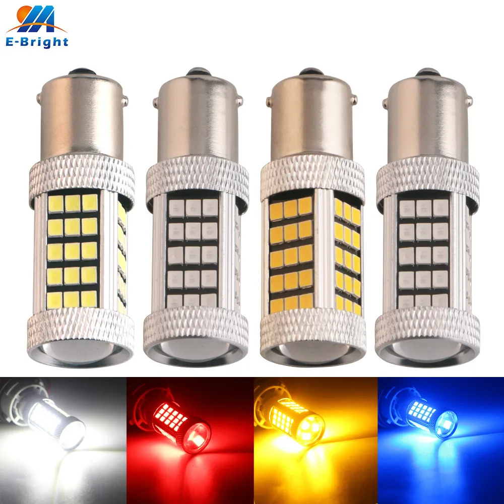 4X DC 12V 2835 66 SMD 1156 BA15S P21W 1157 BAY15D p21/5w Автомобильный светодиодный светильник с