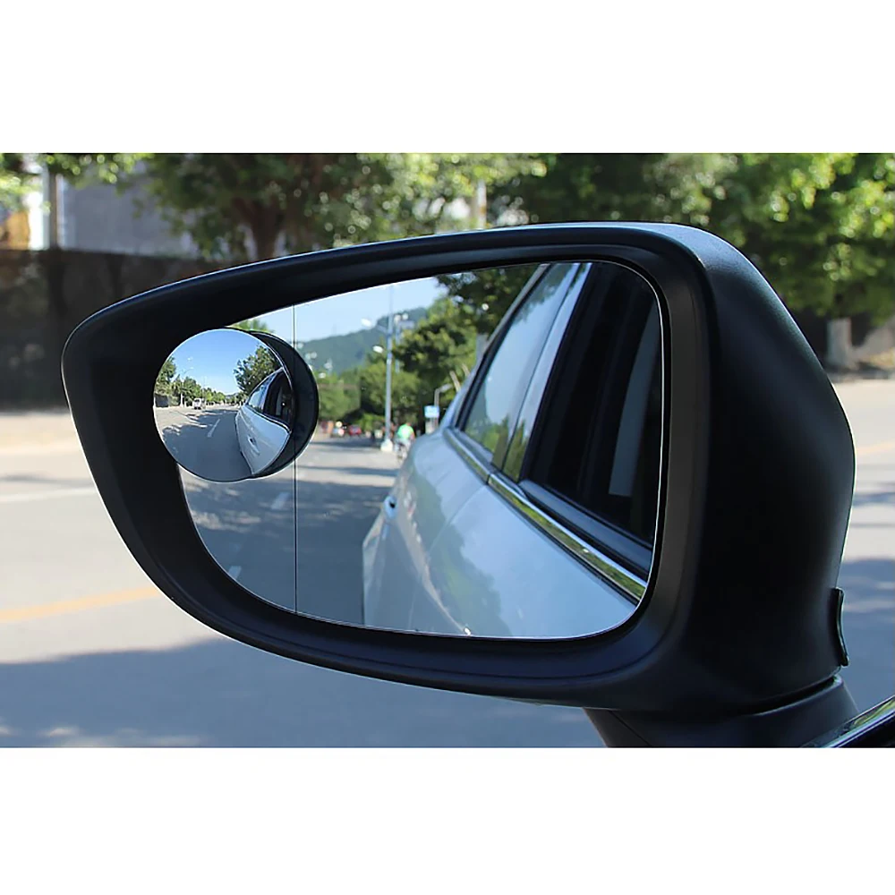 1Pcs Car 360 Degree Framless Blind Spot Mirror Wide Angle Convex Small Round Side Blindspot Rearview Parking | Автомобили и
