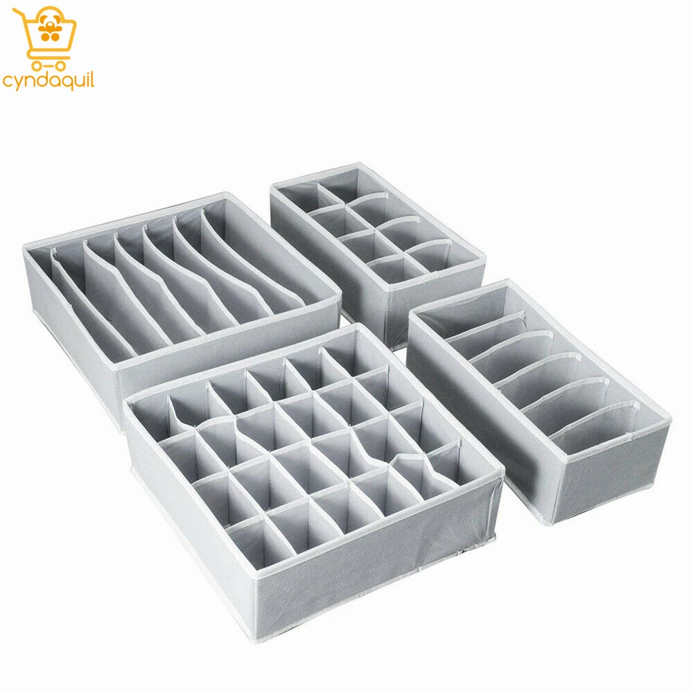 

AA Foldable Underwear Drawer Organizers Organizer T-shirts Wardrobe Laundry Storage Organizer for Cosmetics Storage of Drawers