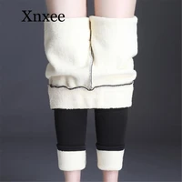 new fashion high waist autumn winter women thick warm elastic pants quality s 5xl trousers tight type pencil pants warm