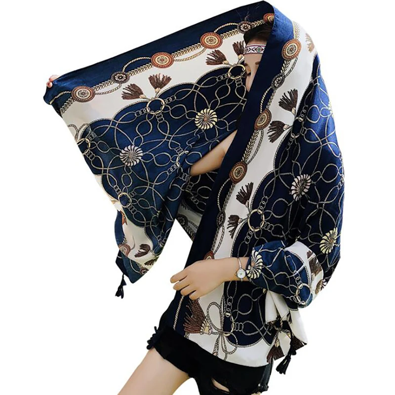 

Women Scarf Shawl Poncho Printed Sunscreen Scarf Sun Protection Shawl Beach Shawl Bikini Cover Soft Comfortable Hot Sale