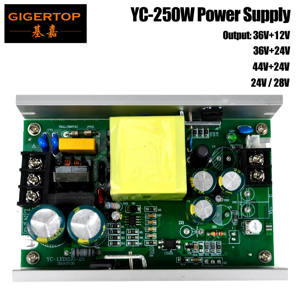 TIPTOP YC-250W сценический светильник источник питания 12 В/24 В/28 в/32 В/36 В штепсельная
