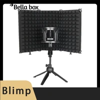 condenser microphone recording studio three door sound insulation cover microphone noise reduction board sound absorption cover