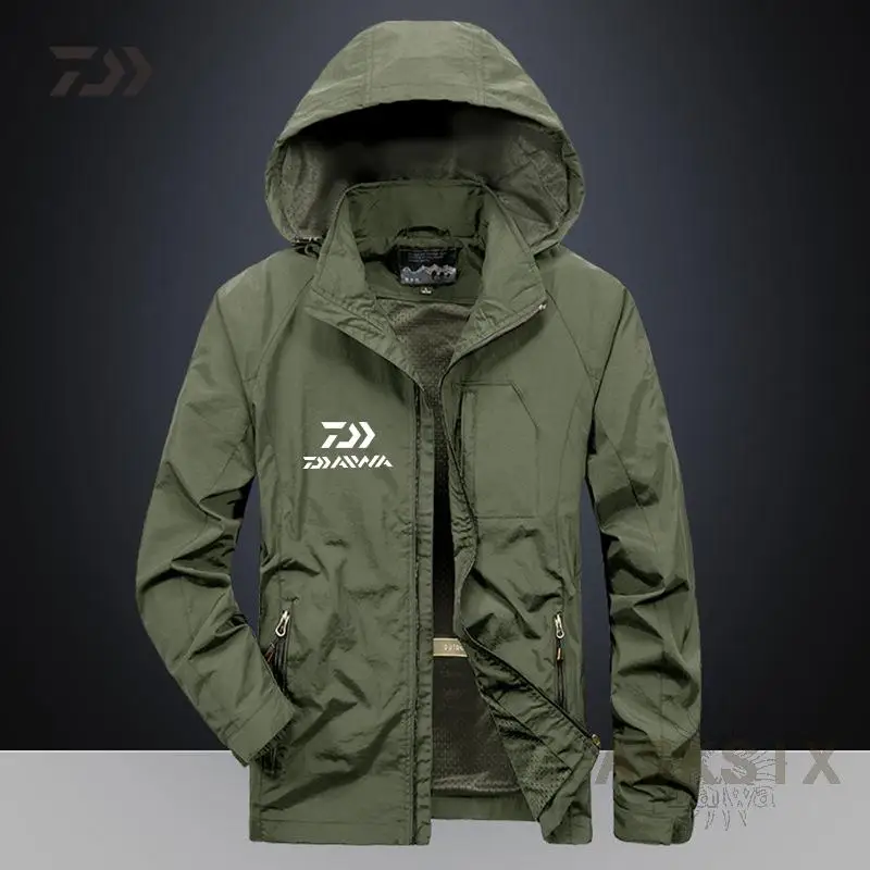 Новинка весна-осень 2021 Daiwa одежда для рыбалки с капюшоном спорта на открытом
