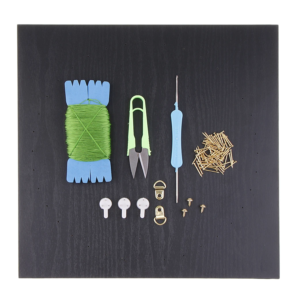 Струнные художественные украшения ручной работы, струнные художественные наборы для детей, взрослых-Птичье гнездо