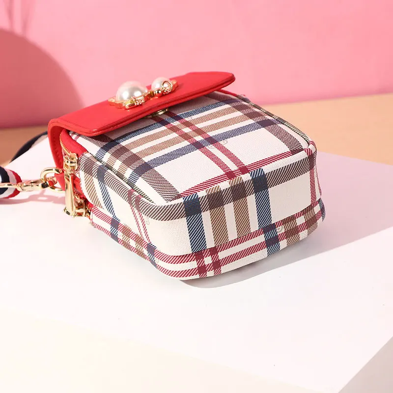 Модная сумка для мобильного телефона женщин кожаные сумки с карманом через плечо