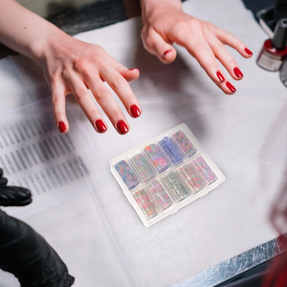 

3 Boxes Creative Nail Art Sticker Creative Nail Decals Nail Ornaments for Decor