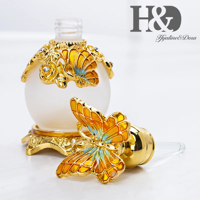 H&D, 15 стилей, пустые многоразовые флаконы для духов, Ретро стиль, матовое стекло, тонкий ароматизированный ароматизатор, контейнер для эфирных масел, Декор, подарок для девушек