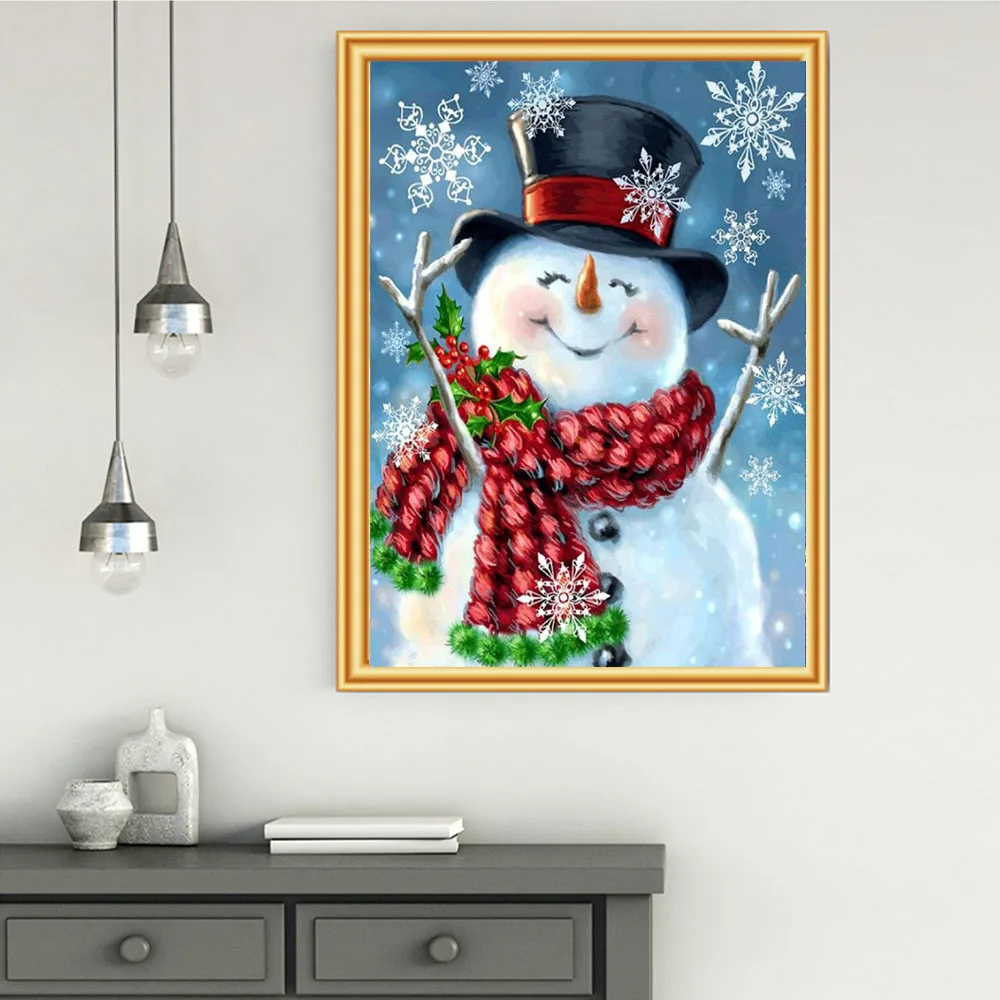 5D Рождественская алмазная живопись Санта-Клаус полная круглая вышивка Алмазная