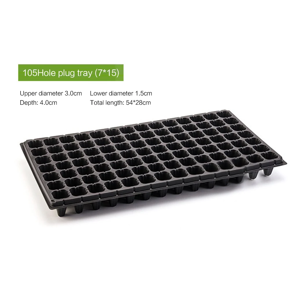 

50/72/105/128 Hole Germination Plant Cells Seedling Starter Tray Flower Pots Nursery Grow Starter Tray