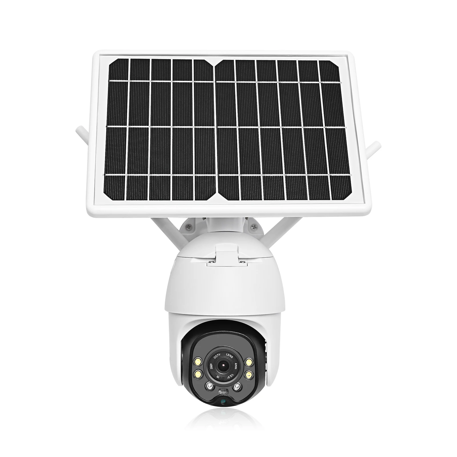 

Наружная камера видеонаблюдения IP67 водонепроницаемая беспроводная Wi-Fi 360 ° панорамный мониторинг 8 Вт солнечная панель домашняя камера сис...