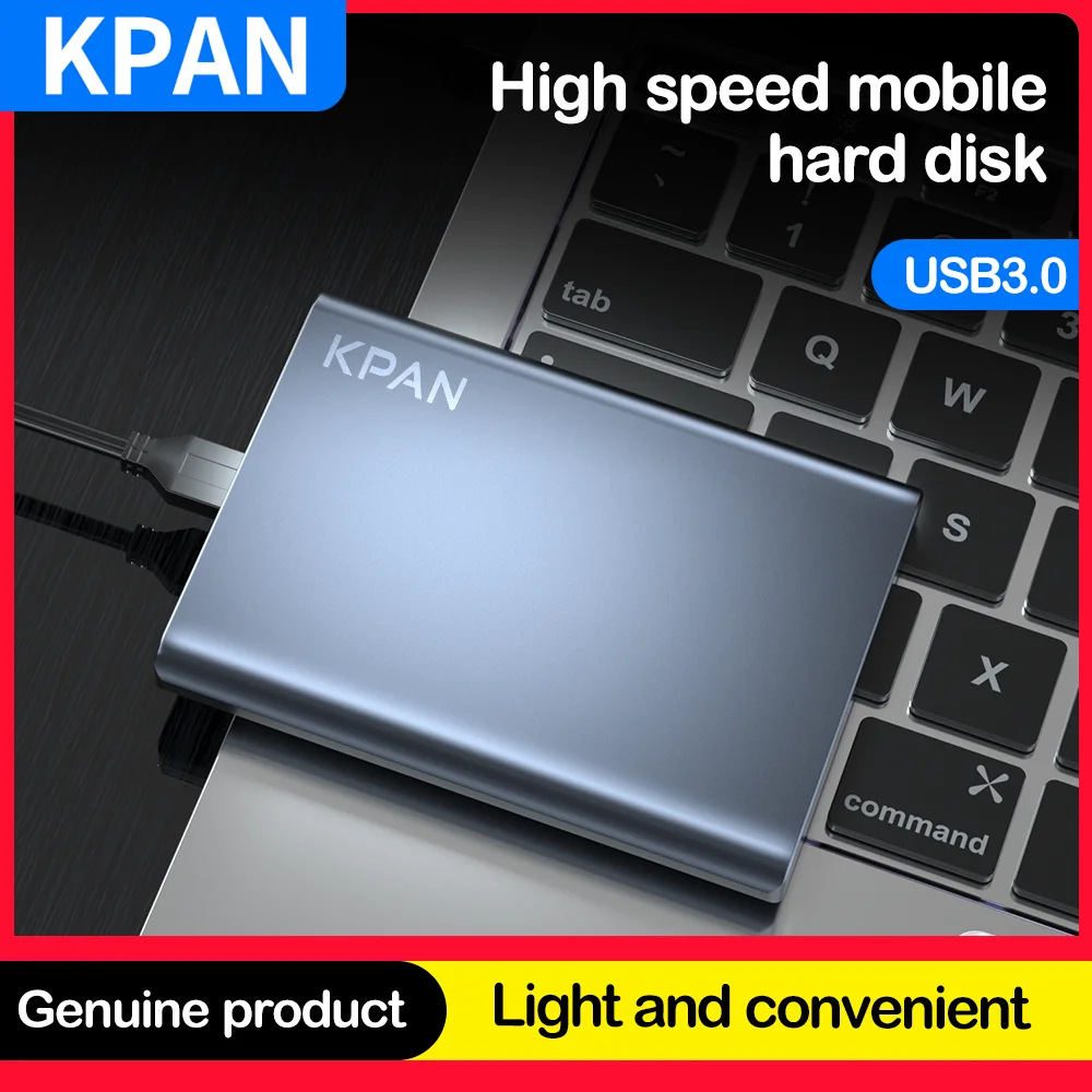 

KPAN 2.5" Portable External Hard Drive Disk HDD 1TB 2TB 80GB 120GB 160GB 250GB 320GB 500GB 750GB Storage High Speed USB3.0