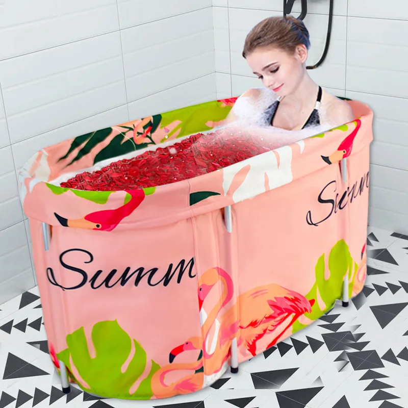 

Foldable Bathtub Inflatable Outdoor Tub SPA Bath Bucket Adult Baby Swimming Pool Household Family Bathroom Tub with Pillow Pump