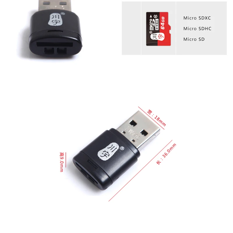 Kawau Micro SD кард ридер 2 0 USB высокоскоростной адаптер с TF слотом для карт C286