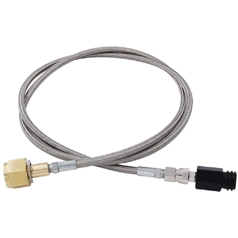 

Адаптер для заправки цилиндра CO2 с шлангом высокого давления 60 дюймов, аксессуары для соды CGA320