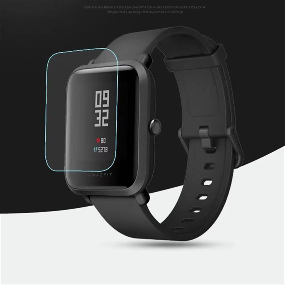 500 шт/ для xiaomi huami Amazfit bip Защитные пленки ультра-тонкая защитная пленка full HD TPU smart movie watc