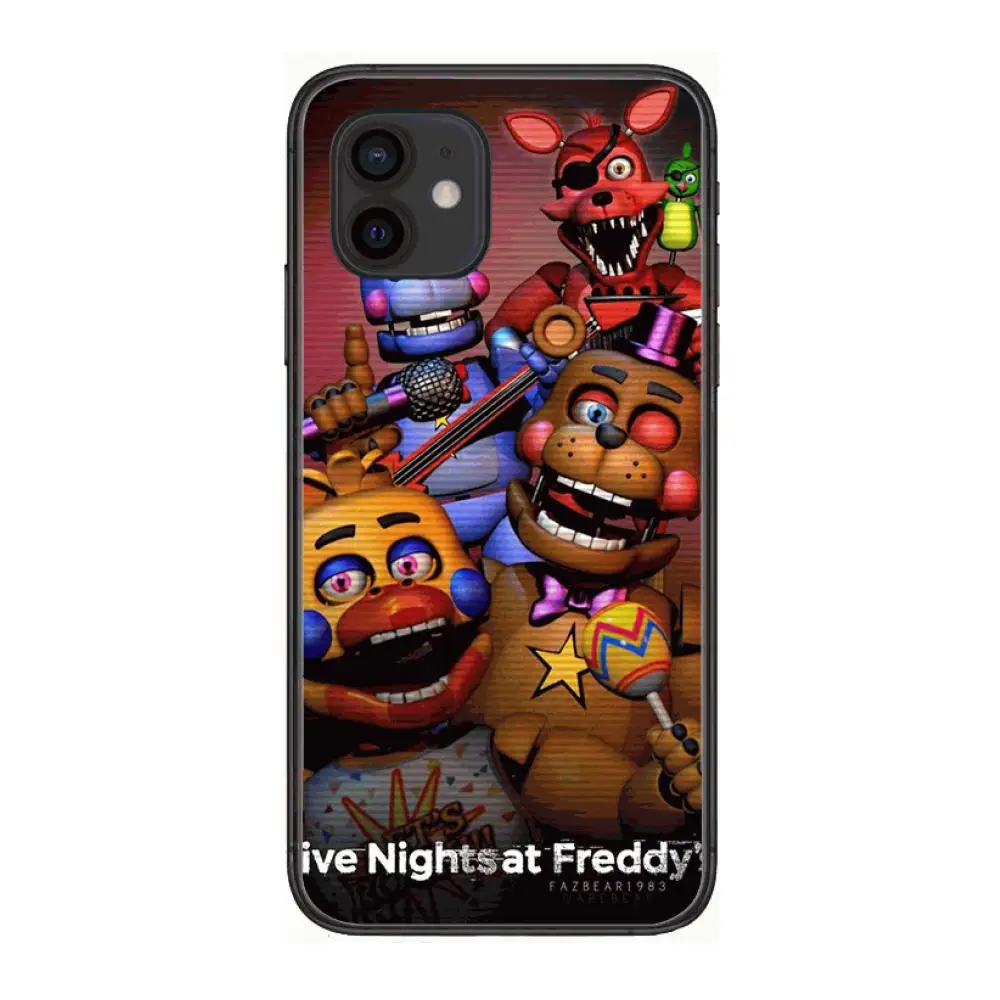 

Toy Bear Back shell Style Phone Case cover For iphone 12 pro max 11 8 7 6 s XR PLUS X XS SE 2020 mini black cell shell