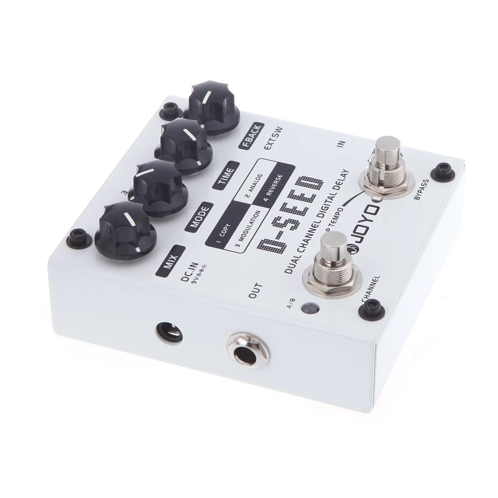JOYO D-SEED двухканальные цифровые гитарные педали с эффектом Delay с четырьмя режимами аксессуары для гитары