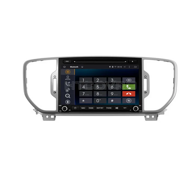 YMODVHT 8 дюймов 4G Восьмиядерный Android 9 0 7 1 Автомобильный DVD плеер для Kia Sportage 2016 GPS авто