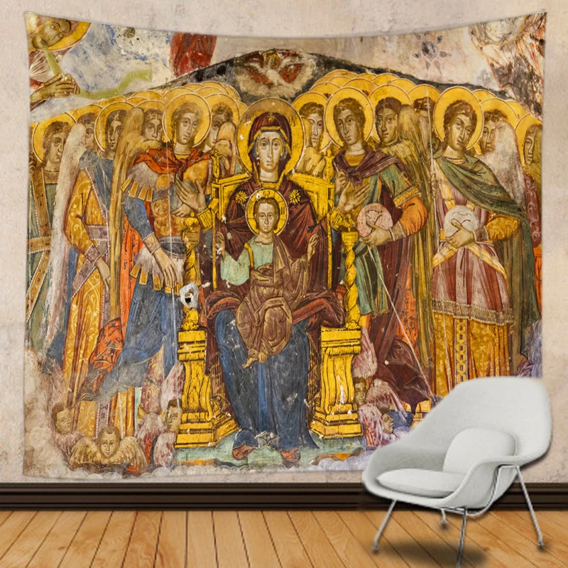 

FFO Imperium Romanum Picture Tapestry In Antique Tapestries Art Mural King Justinian Dynasty Retro Wall Cloth Home Decor