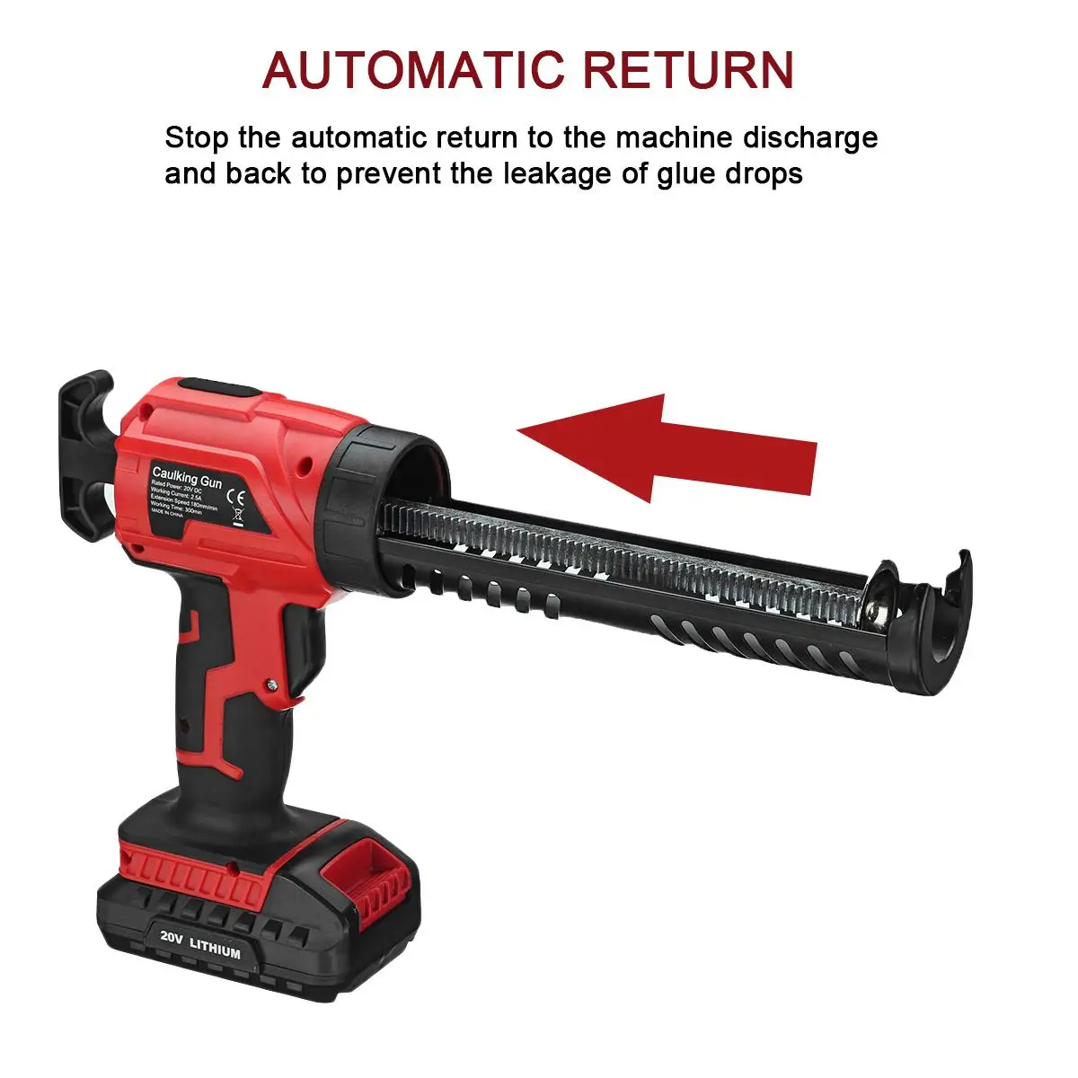 7000RPM Wireless Electric Glue Gun Multi-function Handheld Caulking Sewing Seams Sealant With 2 Battery | Инструменты