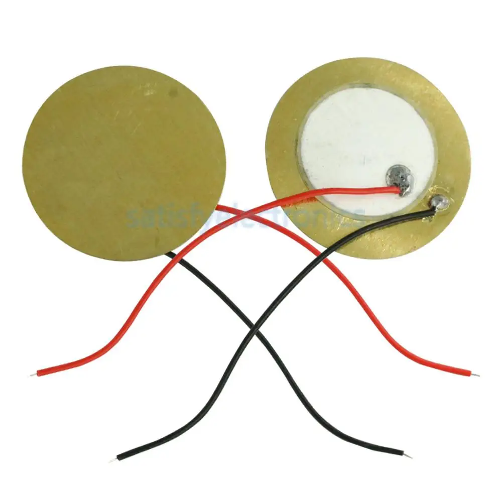 10 шт. пьезоэлектрический пьезо керамическая пластина диаметр 27 мм для зуммера