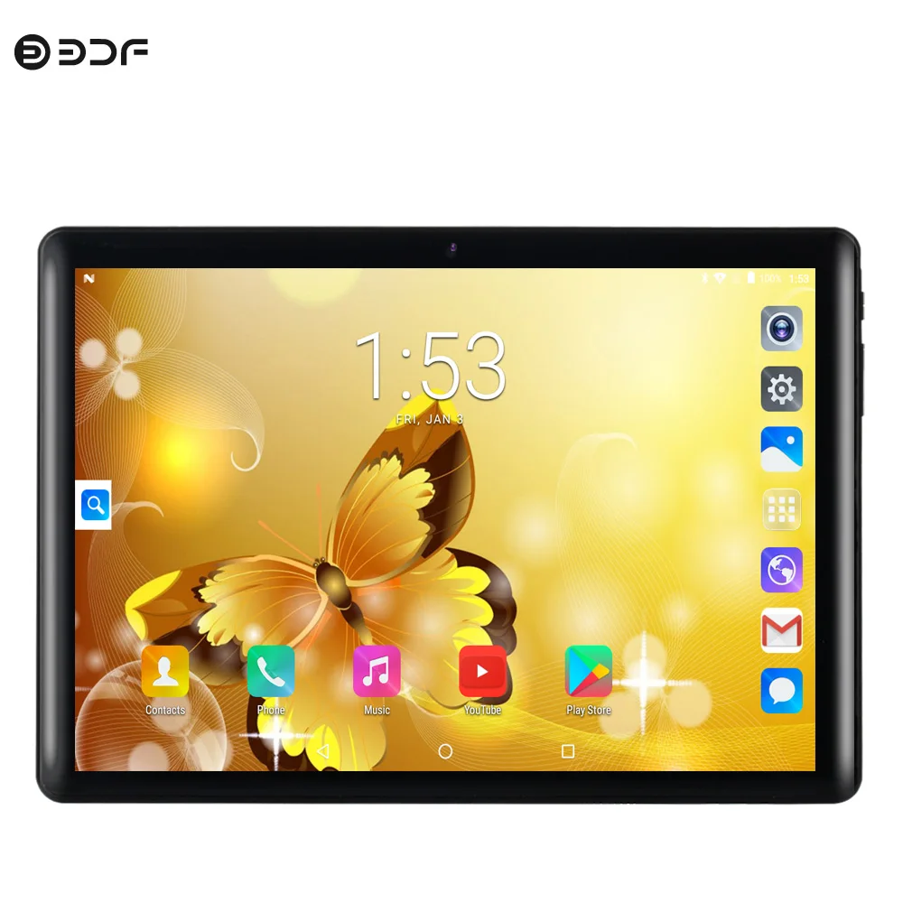 

New 10.1 inch Google Tablet Pc Android 7.0 Quad Core 3G Phone Call Tablets 1GB+32GB Dual SIM GPS WiFi Bluetooth 2.5D HD Screen
