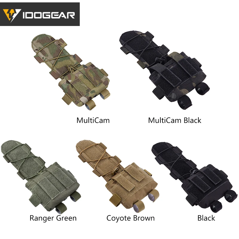 IDOGEAR Tactical Pouch MK2 Battery Case for Helmet Hunting Camo Combat Military 3525 |