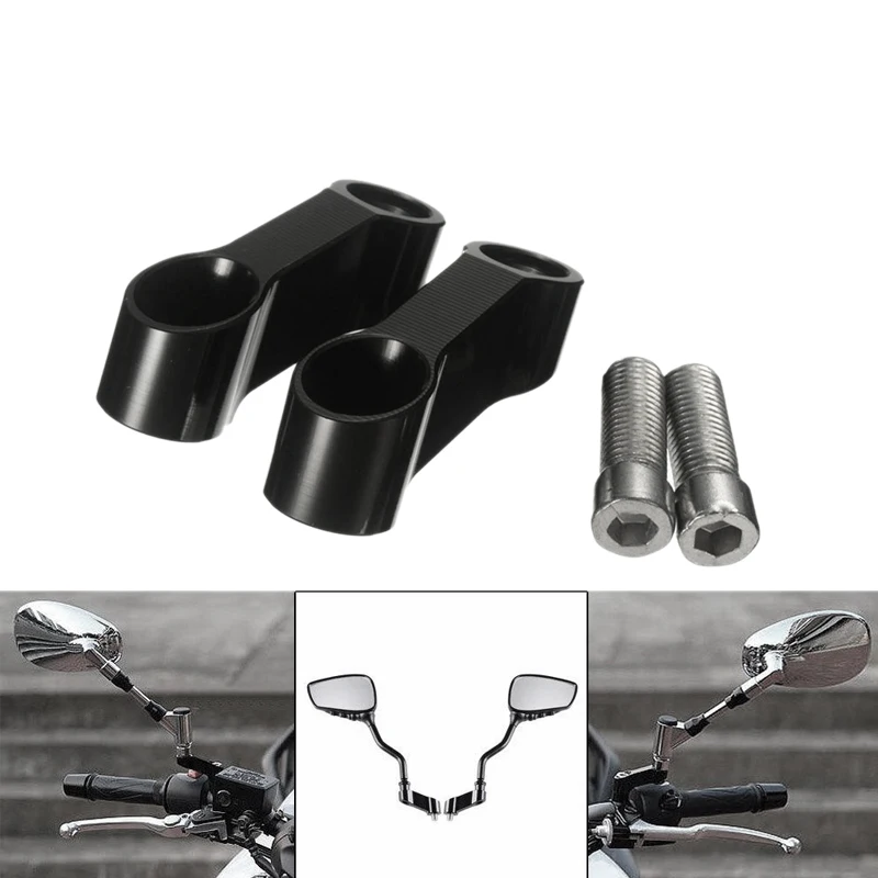 CNC Универсальный алюминиевый 10 мм держатель для зеркала мотоцикла расширители