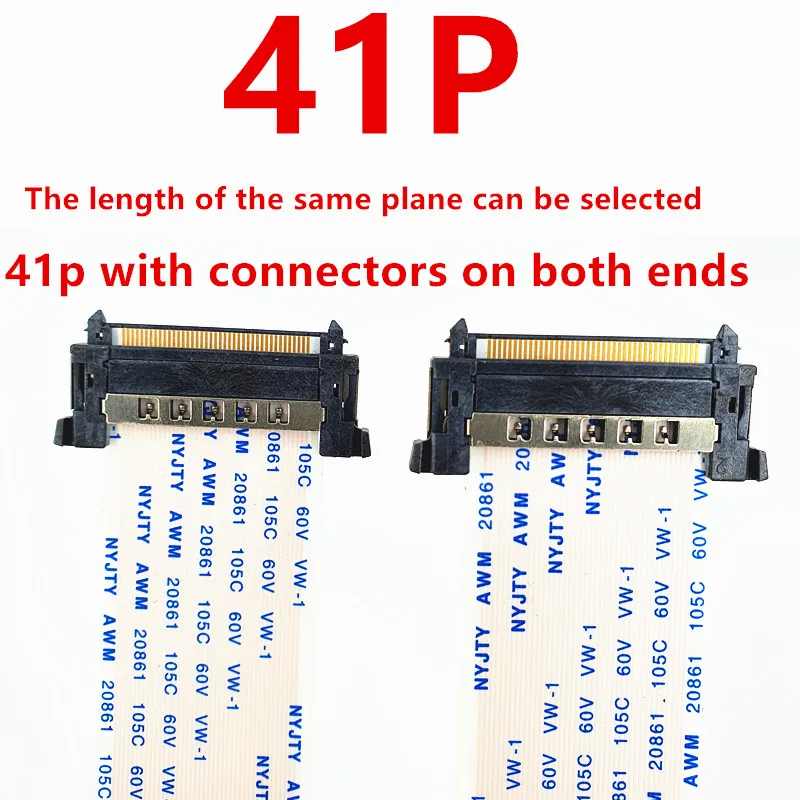 4-контактный 51-контактный 4K HDTV LED LCD Cabo de Fita AWM 20706 20861 V VW-1 105C 60 с одним концом на одной