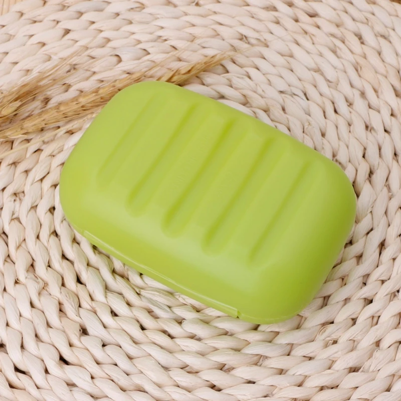 

Portable Travel Soap Dish Box Case Holder Container Home Bathroom Shower Outdoor P82D