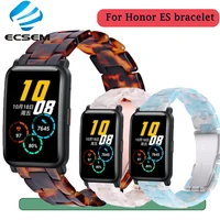 wrist resin strap for honor es bracelet hes b19 watch accessories replacement wrist band for honor es adjustable band loop 20mm