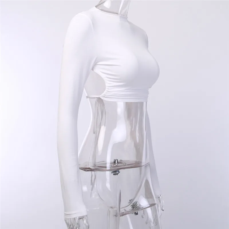 2019 модная женская блузка с открытой спиной и перекрестной шнуровкой рубашка топы