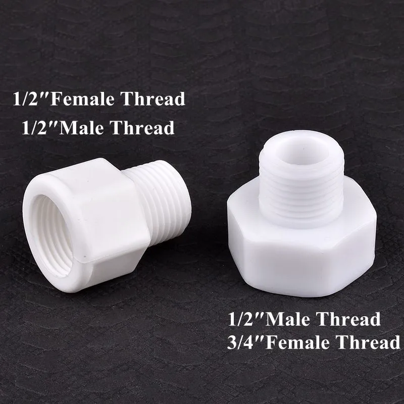 1-20 штук 1/2 дюйма 3/4 дюйма 1 дюйма мужской/женский резьбовой соединитель соединитель аквариума рыбных танков для полива сада водопроводной трубы.