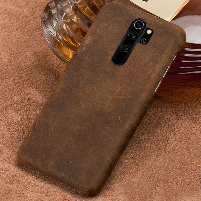 Подлинный выдвижной кожаный чехол для Xiaomi Redmi Note 8 7 Pro K20 7A 6 5 PLus Ретро Чехол mi 9 9T 9SE