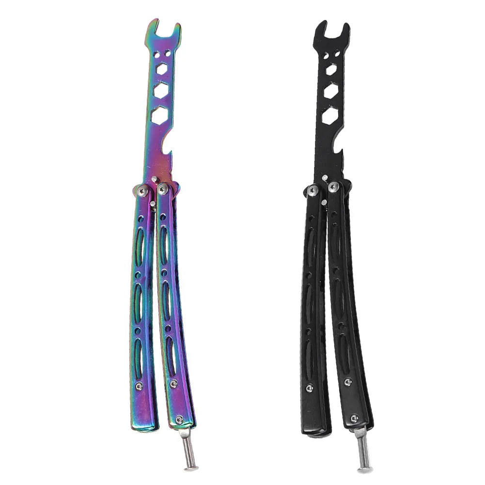 

Foldable Comb Stainless Steel Practice Training Butterfly Comb Beard Moustache Brushes Hairdressing Styling Tool