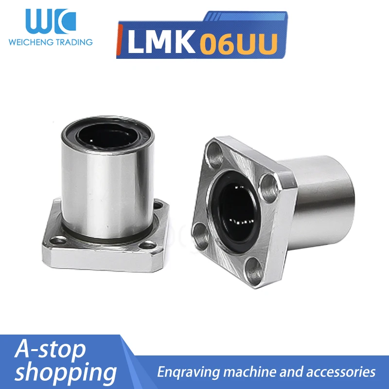 

Подшипник линейного движения LMK6UU, синий