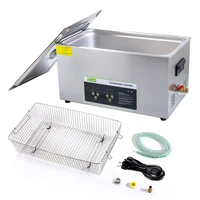 30l digital operation panel professional commercial ultrasonic cleaning machine basket type and timer digital type