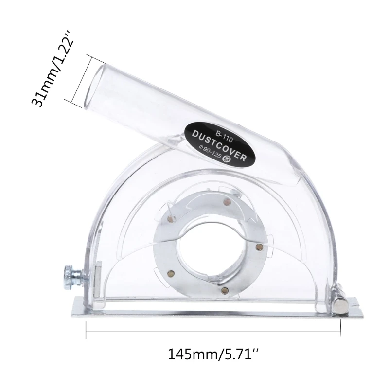 

31mm Cutting Dust Shroud Grinding Cover For Angle Grinder 3"/4"/5" Saw Blades