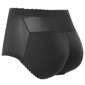Sexy Womens Padded Panties Seamless Bottom Sponge Push Up Middle Waist Butt Enhancer Hip Push Up But