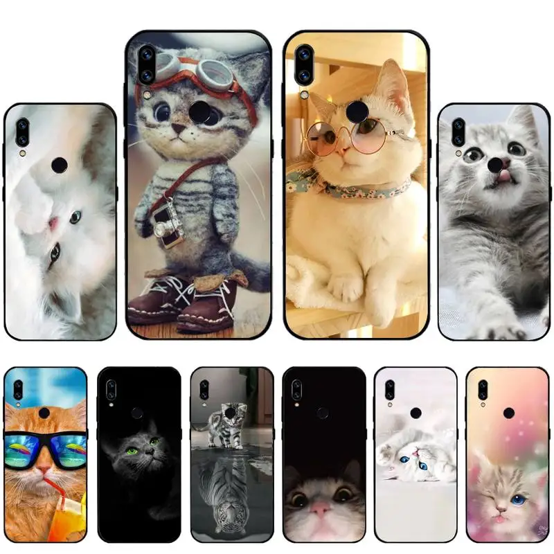 

cat animal cute Phone Case For Xiaomi Redmi 7 9t 9se k20 mi8 max3 lite 9 note 8 9s 10 pro