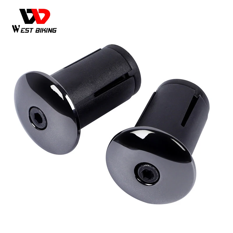 

WEST BIKING Bicycle Grip Handlebar End Cap Lightweight Cycling MTB Road Bike Bar End Plugs For Bike Handlebar End Plugs 1 Pair