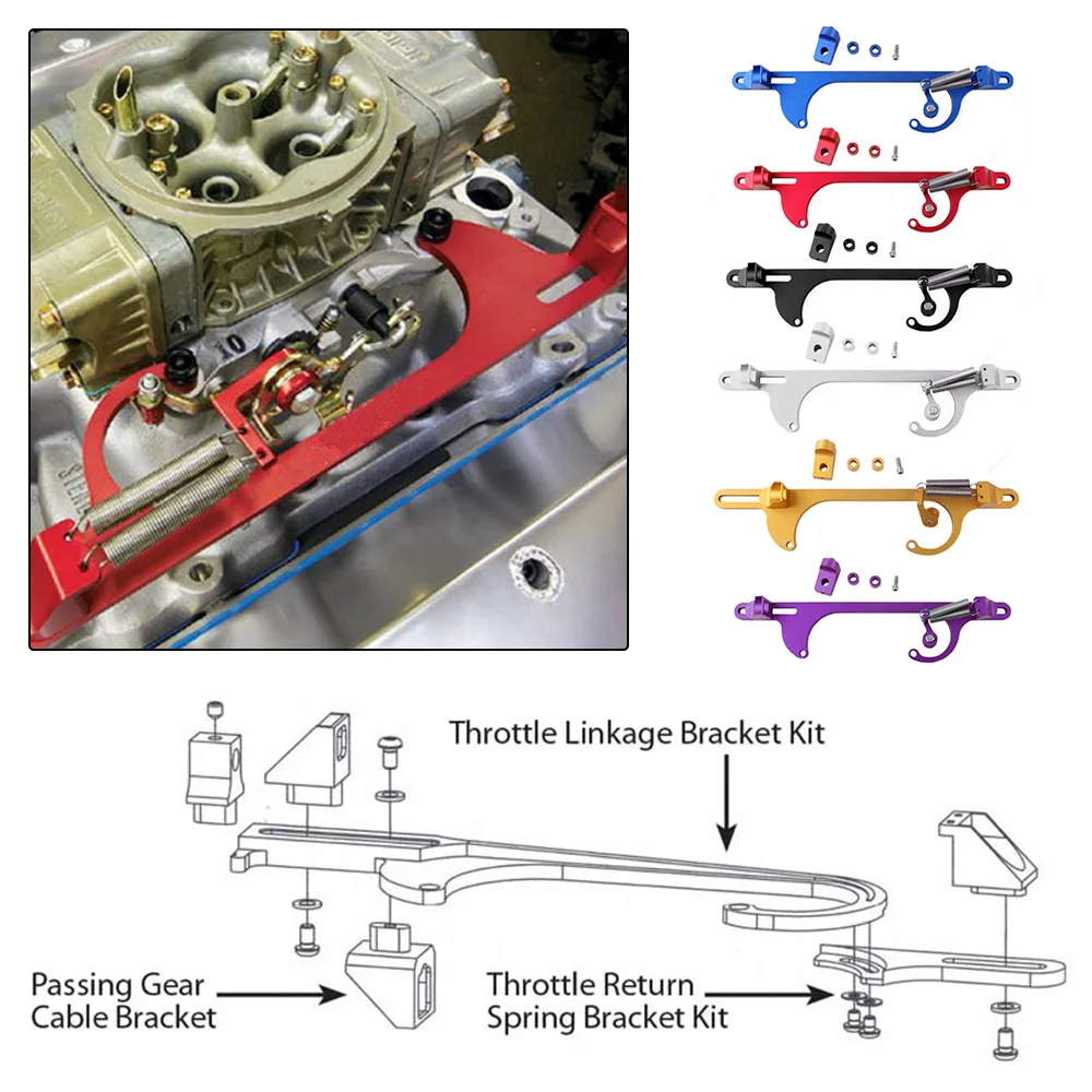 RASTP-4150 4160 серии алюминиевый сплав дроссельной заслонки кабель Carb кронштейн