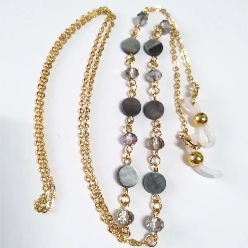 

New Fashion Eyeglass Chain Mask Hanging Rope Sunglasses Read Bead Glasses Holder Eyewear Rope Necklace Dropshiping Wholesale