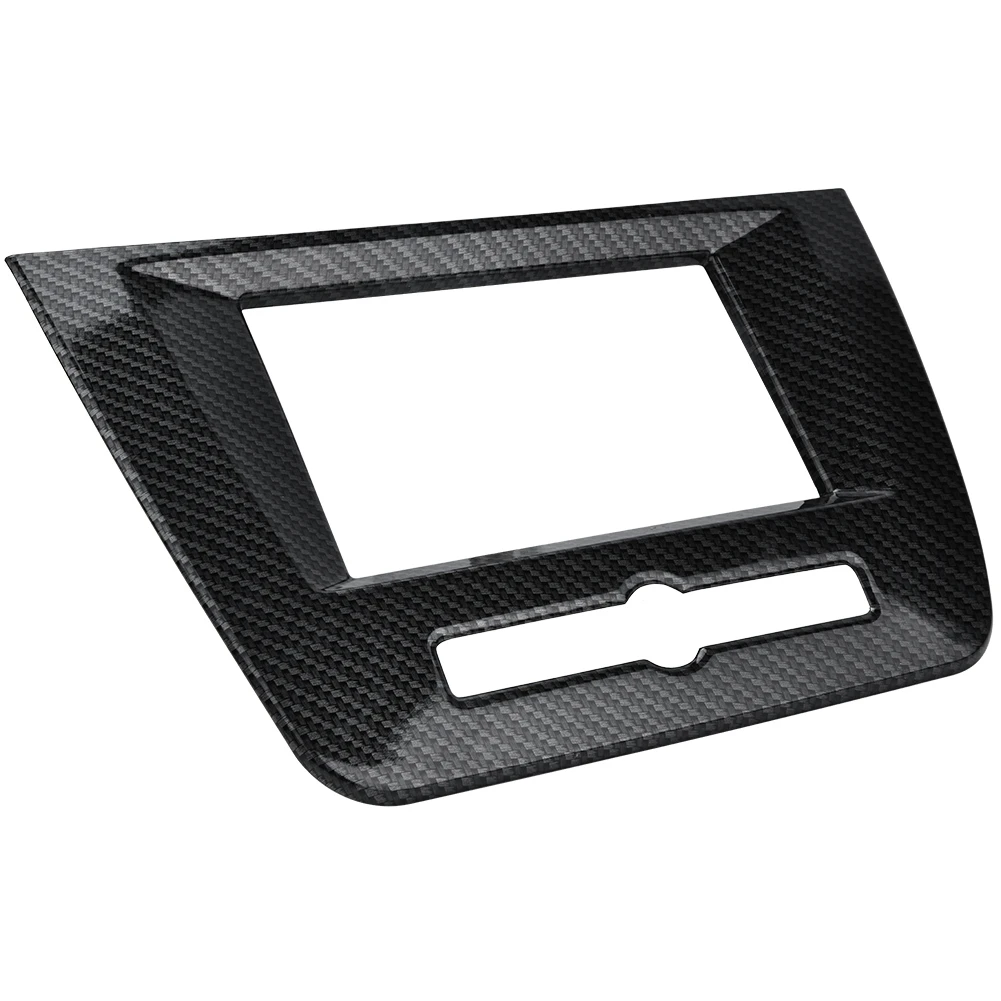 1pc Carbon Fiber Color Style Car Accessories Dashboard Navigation Frame Cover Trim for Mg Zs Suv 2017-2018 | Автомобили и