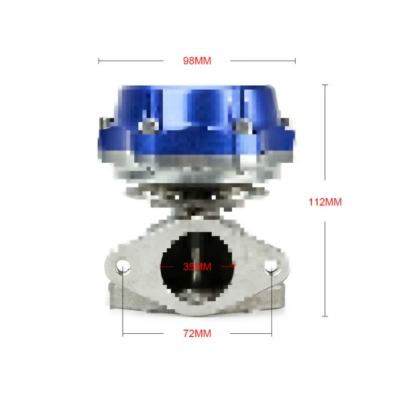 Гоночная машина 38 мм Wastegate Ultragate 7psi голубая фотография |