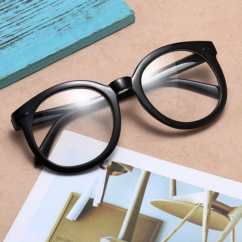 2020 Женская оправа для очков мужской анти синий светильник винтажная круглая