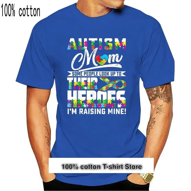 

Camiseta con autismo para mamá, regalo de concientización de My Son My Hero