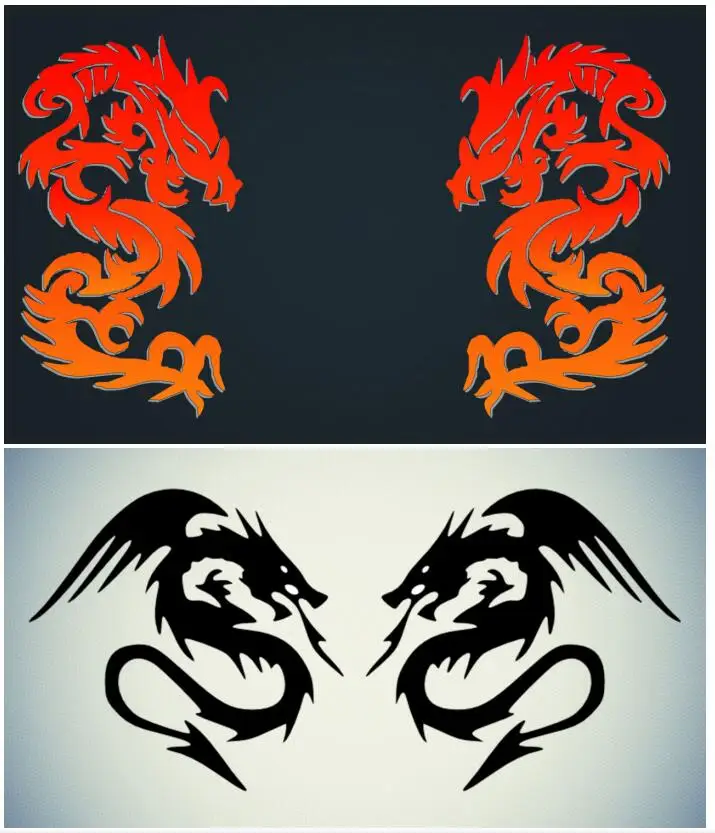 

Шелковый плакат с изображением китайского дракона, 14 стилей, 24x36 дюймов