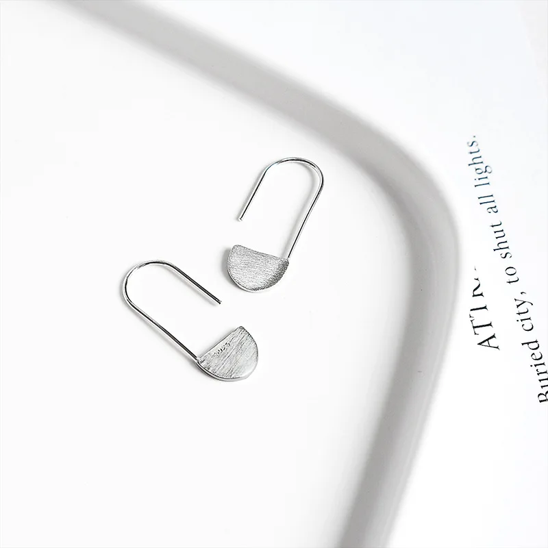 

La Monada Paperclip Hoop Earrings For Women Silver 925 Minimalist Fine Women Earrings Jewelry Hoop Earrings 925 Sterling Silver